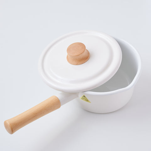 Enamel Pot with Right-Side Pouring Spout – HIDARI｜A joyful left-handed life