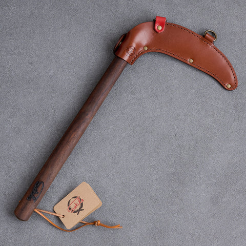 Banshu Sakle Gift Set – Left-Handed Grass Sickle (Walnut Handle)