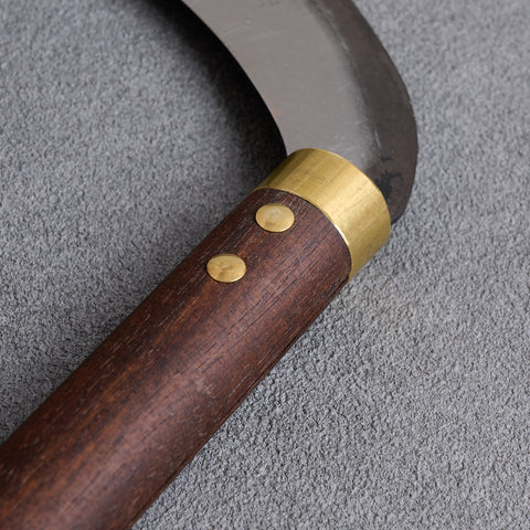 Banshu Sakle Gift Set – Left-Handed Grass Sickle (Walnut Handle)