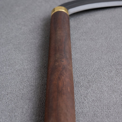 Banshu Sakle Gift Set – Left-Handed Grass Sickle (Walnut Handle)