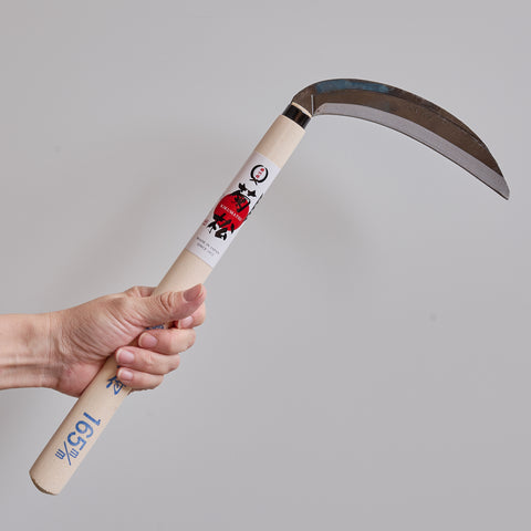 Banshu Grass Sickle – Thin Blade 180mm (7.1 in.) / Left-Handed