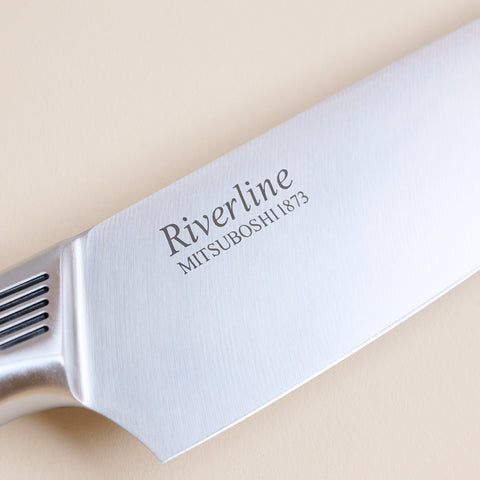 Left-Handed "Riverline" Santoku Knife by Mitsuboshi Cutlery