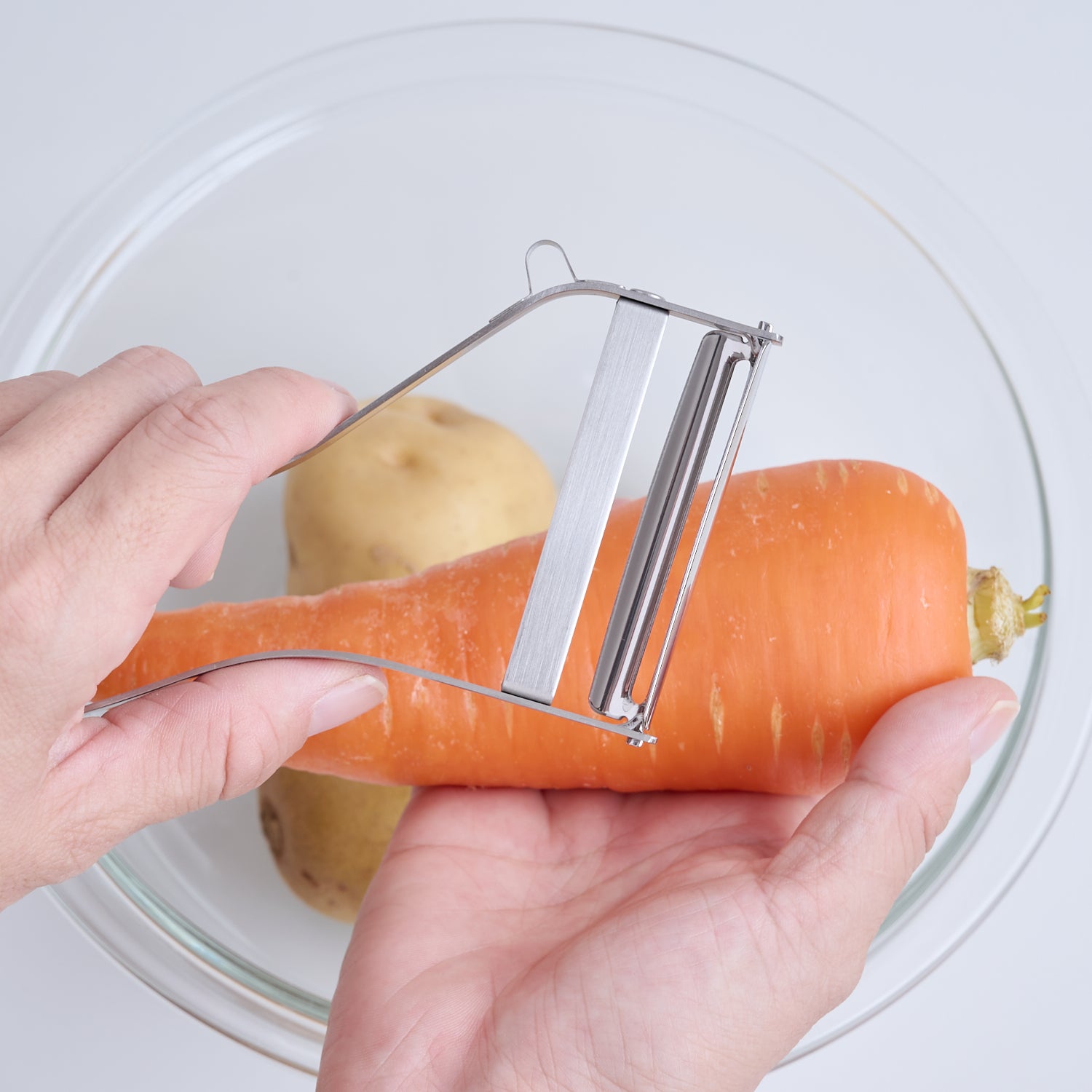 Ever Peeler Mini – Left-Handed Vegetable Peeler, Made in Japan