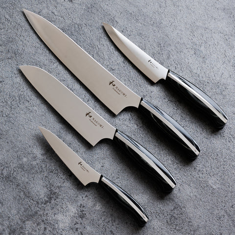 Left-Handed “NAGOMI Professional” Santoku Knife by Mitsuboshi Cutlery