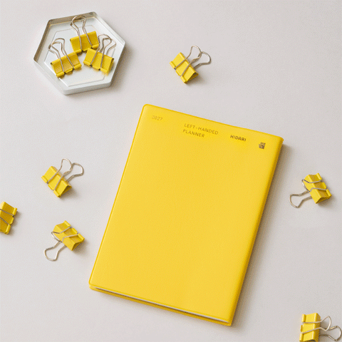 HIDARI Left-Handed Planner 2027 (16-Month Japan Edition)