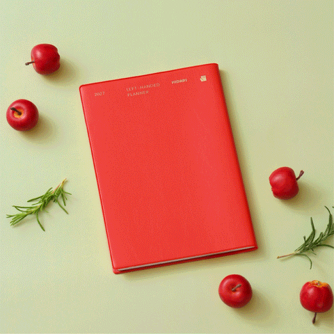 HIDARI Left-Handed Planner 2027 (16-Month Japan Edition)