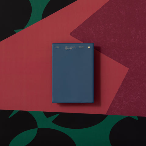 HIDARI Left-handed Planner 2025 Navy (Japan edition)