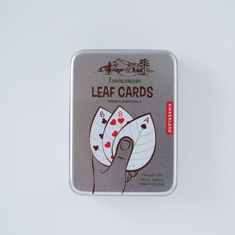 KIKKERLAND Leaf playing cards, both left and right-handed