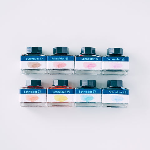 Schneider Fountain Pen Bottled Ink, Pastel