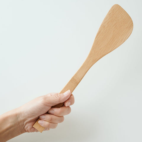 Bamboo spatula (Regular), left-handed