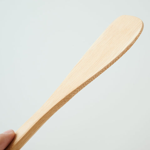 Bamboo spatula (Regular), left-handed