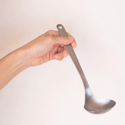 Sori Yanagi Soup ladle (small size), both left and right-handed
