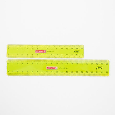 BRUNNEN Ruler "flexi" 20cm, both left and right-handed