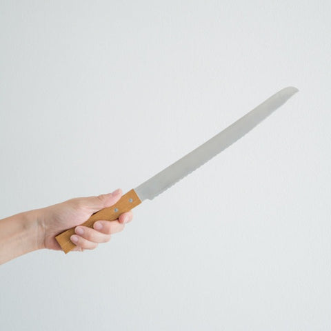 MORINOKI Bread knife by SHIZU HAMONO, left-handed