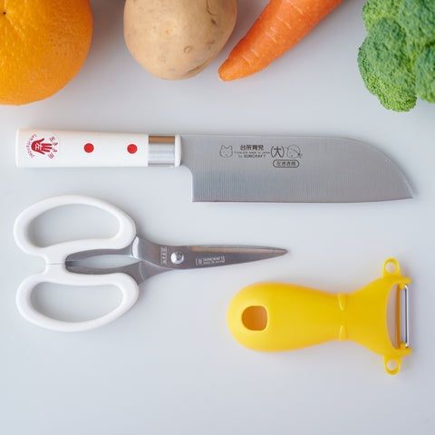 SUNCRAFT Kitchen tool set for left-handed children