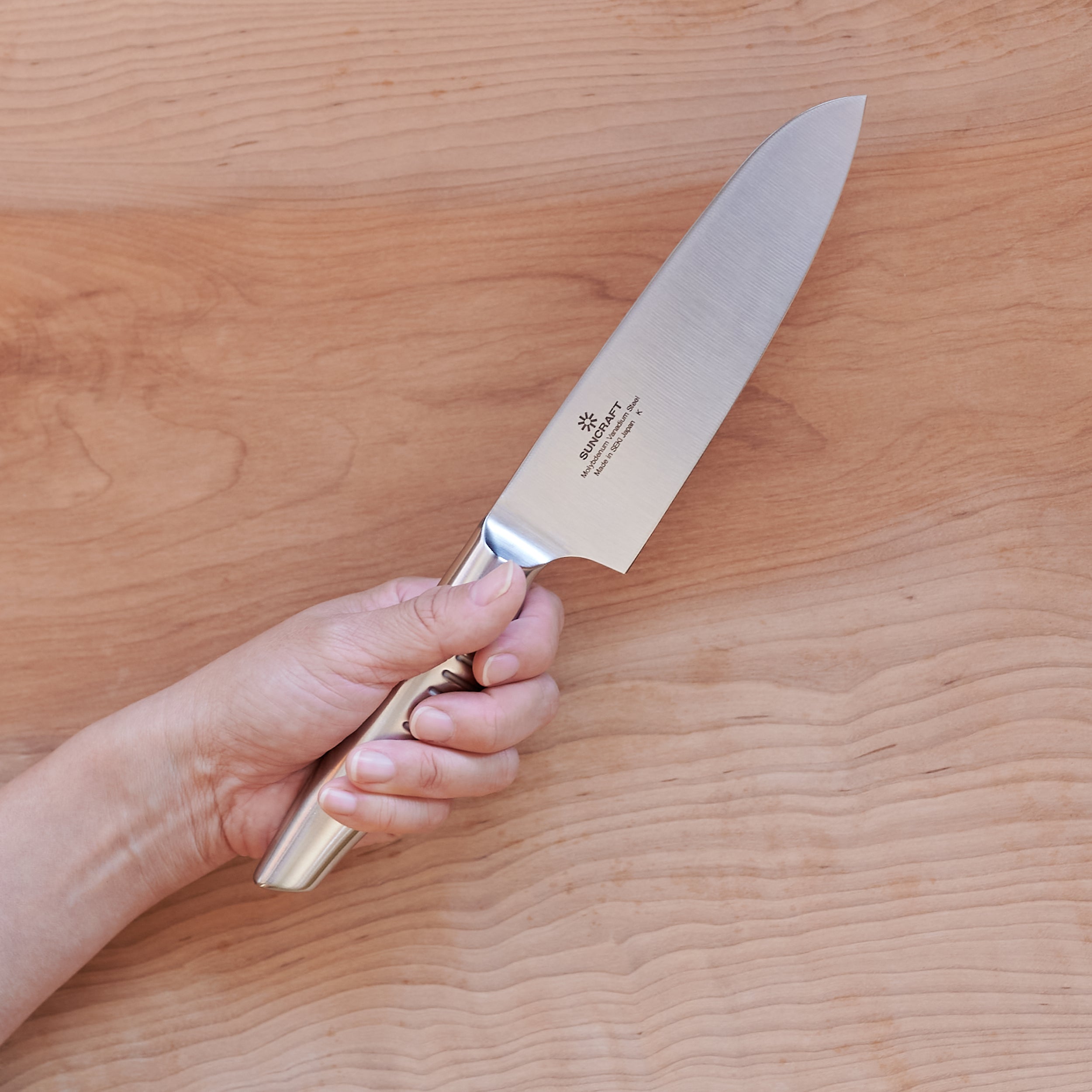 Left-Handed MOKA Small Santoku | Suncraft, Seki | Good Design